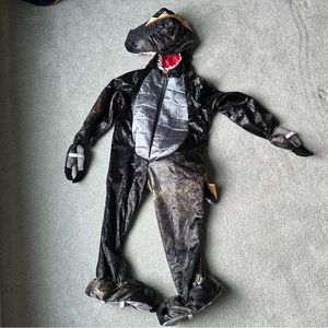 T-Rex Metallic Green and Gold 5T Halloween Costume